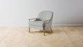 The Leroy  - Performance Melange Weave Seaglass Chair