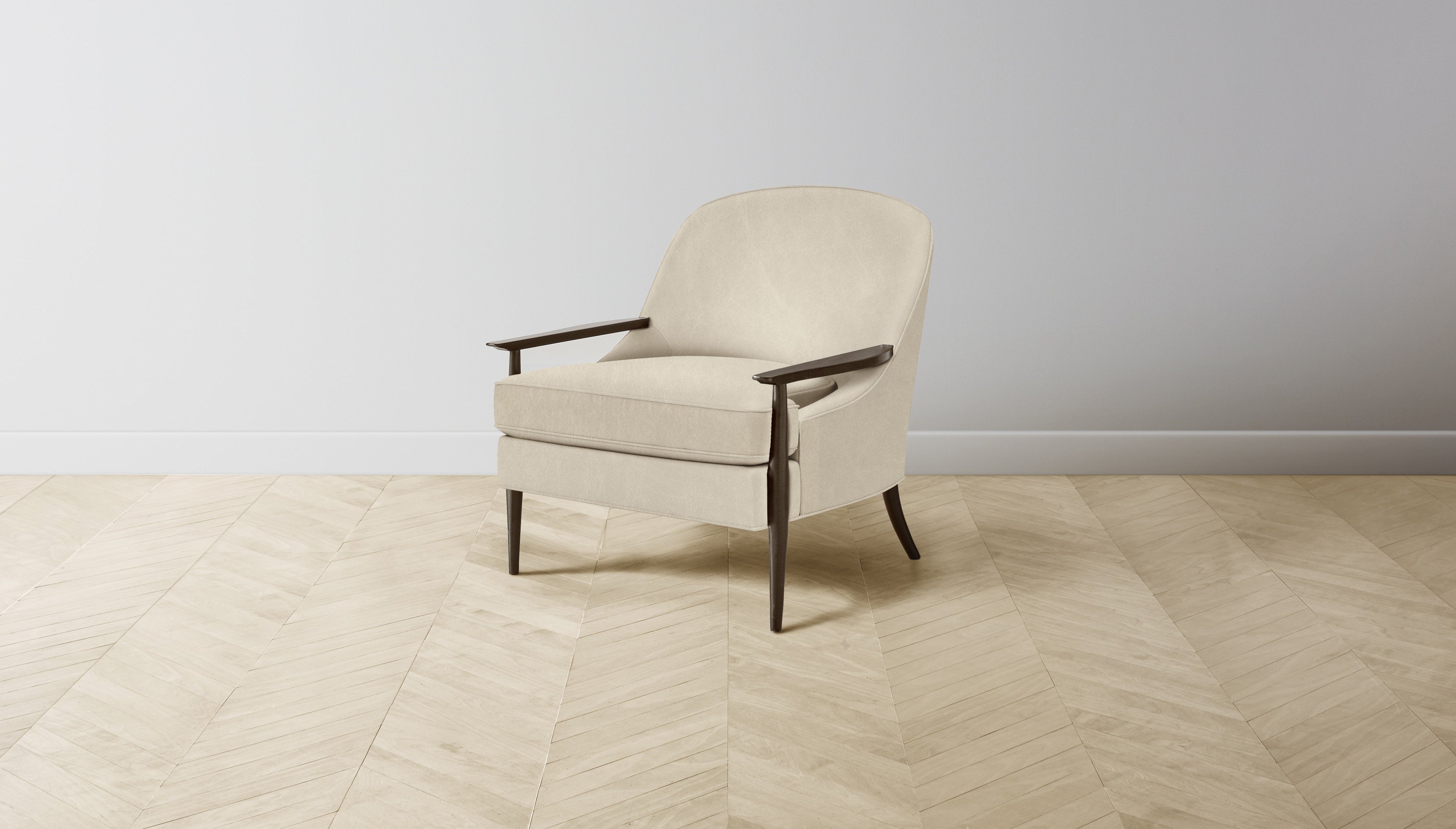 The Leroy  - Tuscan Leather Bisque Chair