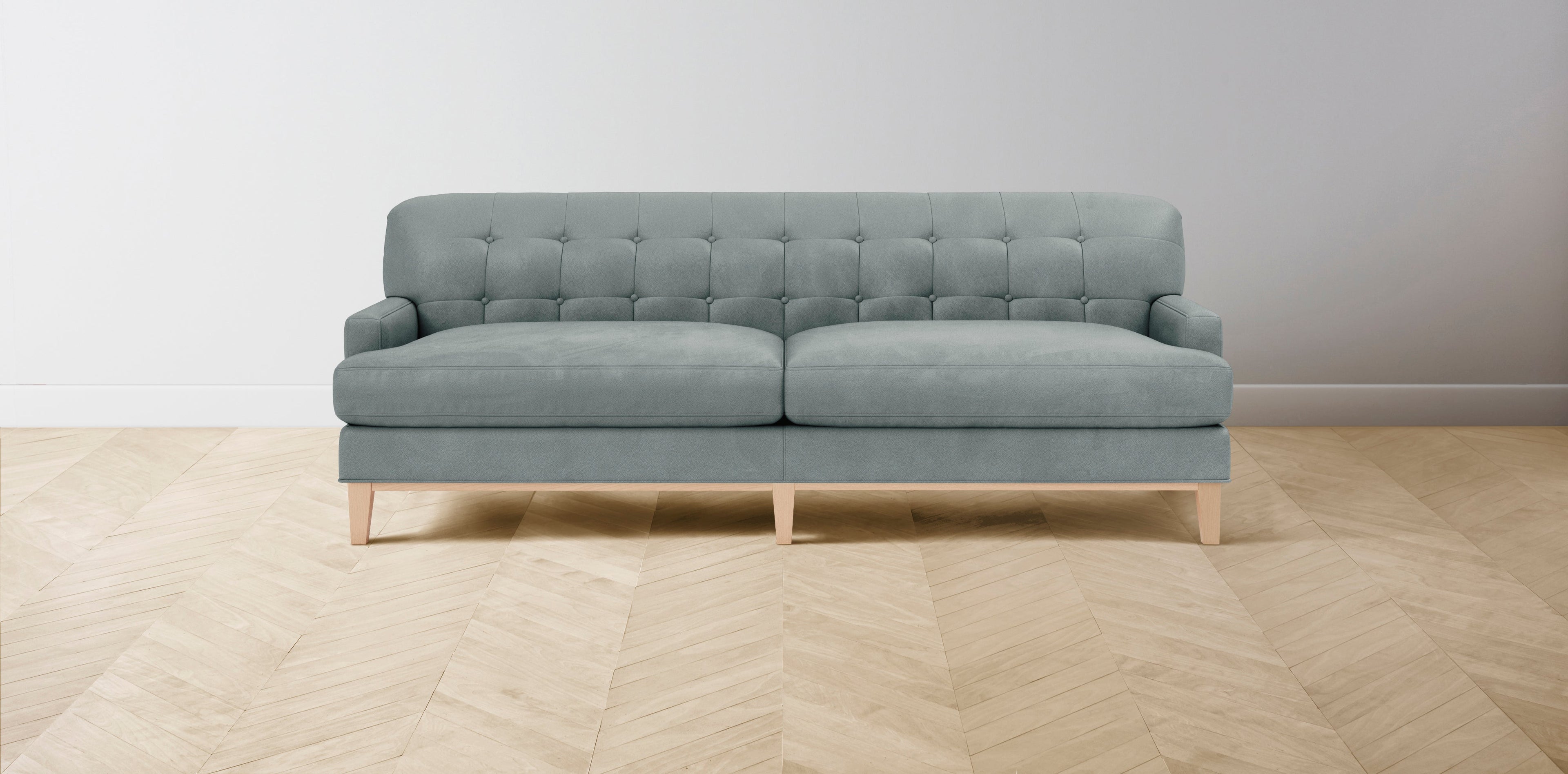 The Ludlow  - Nubuck Leather Tide Sofa