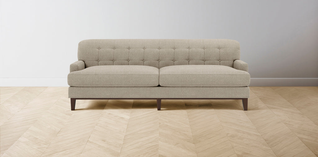 The Ludlow  - Performance Stonewashed Linen Clamshell Sofa