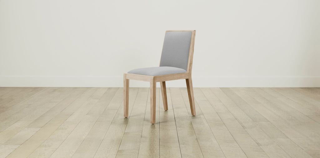The Madison  - Performance Textured Linen Mineral Dining Chair
