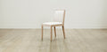 The Madison  - Performance Textured Linen Pearl Dining Chair