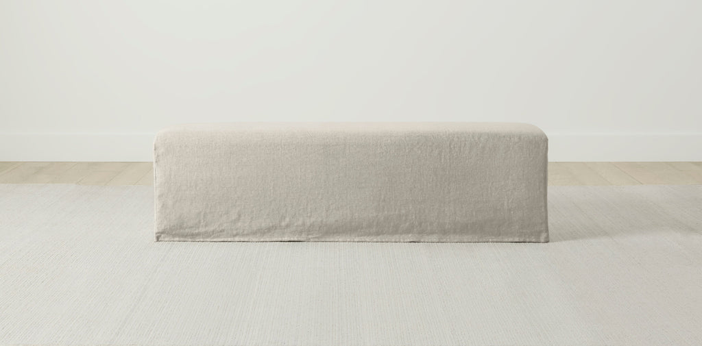The Franklin  - Performance Stonewashed Linen Dew Bench