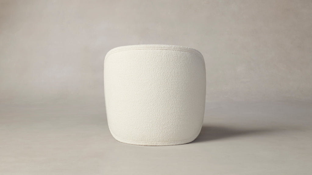 The Laight  - Italian Bouclé White Chair