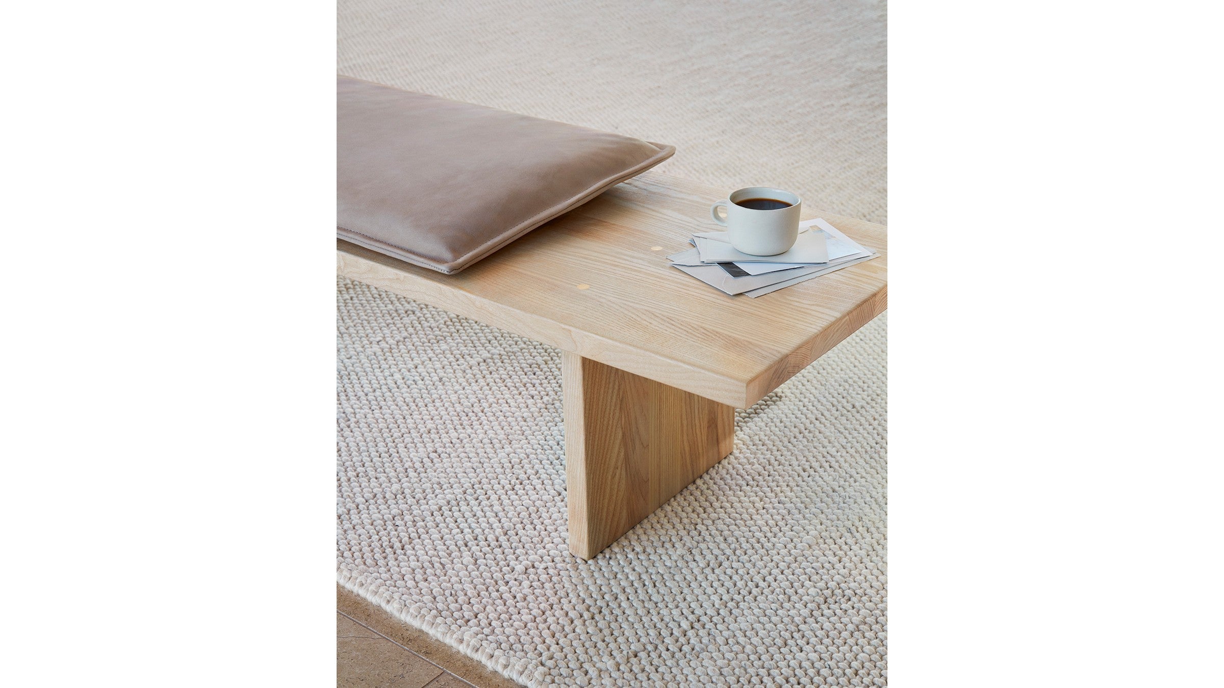 The Reyes  - Nubuck Leather Sail Bench