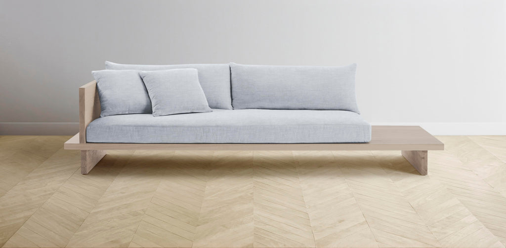 The Muir Arm on Left - Performance Chenille Harbor Sofa
