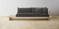 The Muir Arm on Right - Performance Velvet Slate Sofa