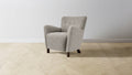 The Perry  - Belgian Linen Agate Chair