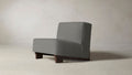 The Remsen  - Pebbled Leather Ash Chair