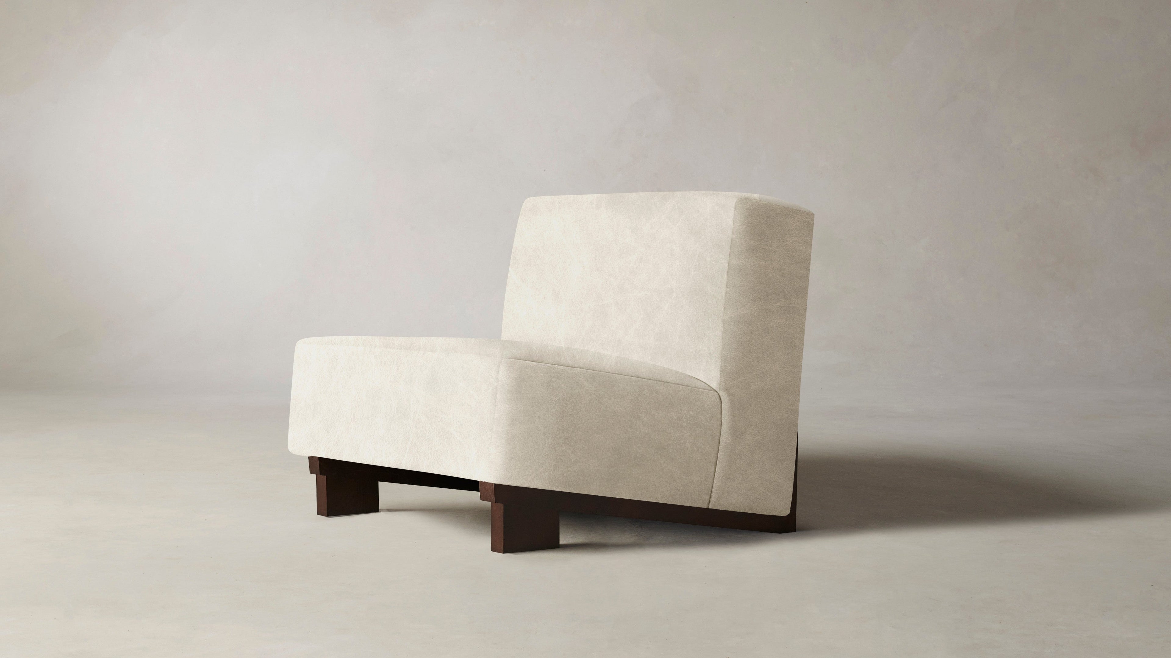 The Remsen  - Tuscan Leather Bisque Chair