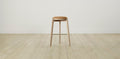 The Stanton with Onyx - Nubuck Leather Saddle Bar and Counter Stool