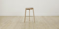 The Stanton with Brushed Brass - Nubuck Leather Sail Bar and Counter Stool