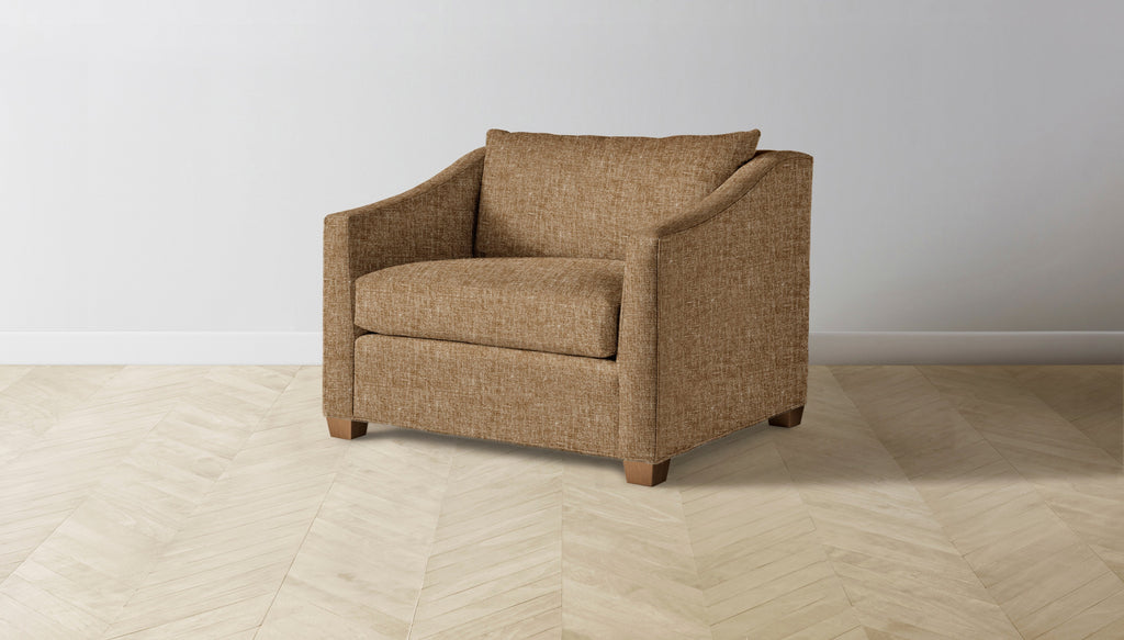 The Sullivan  - Belgian Linen Chai Chair and a Half