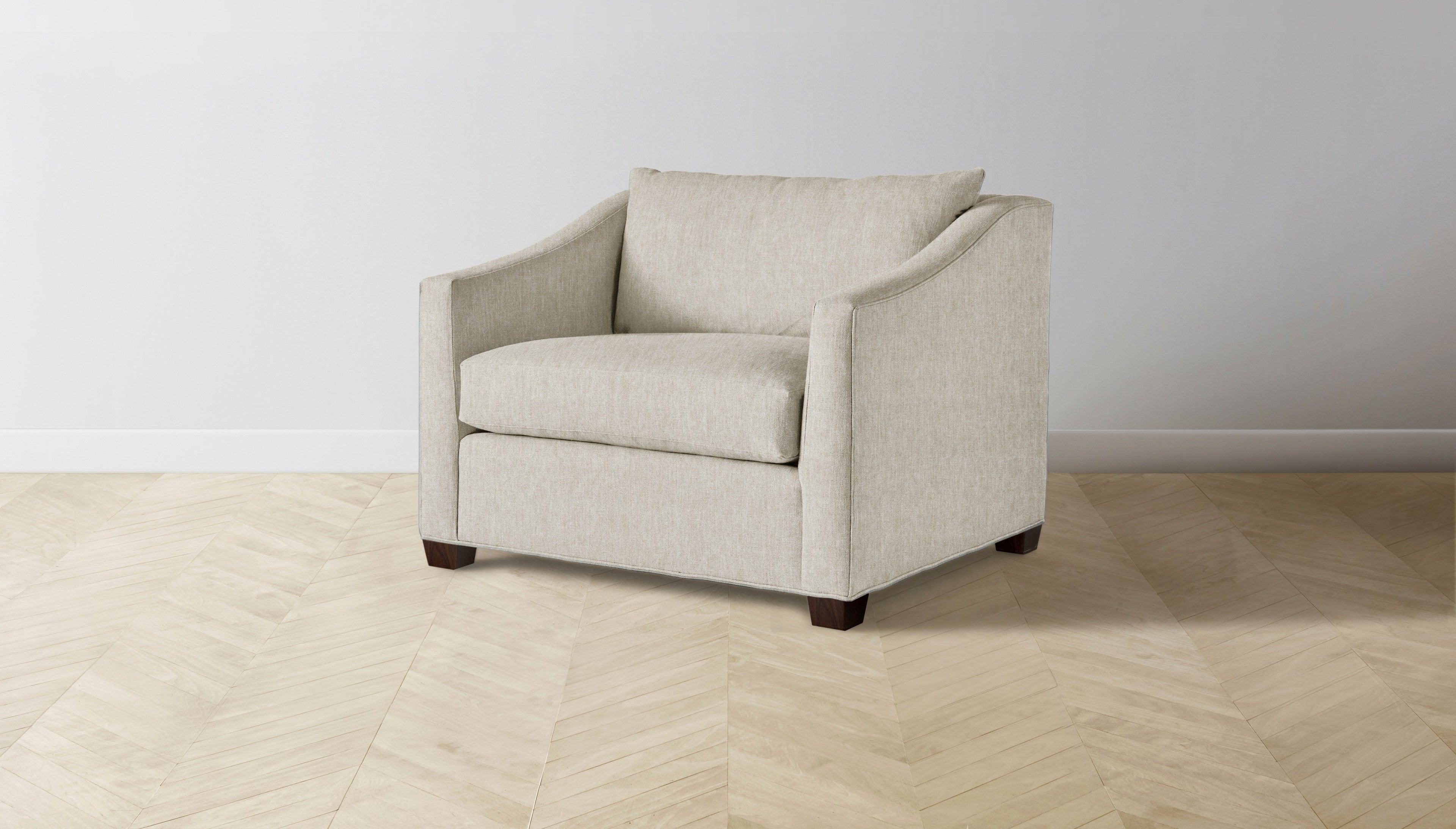 The Sullivan  - Performance Stonewashed Linen Dew Chair and a Half