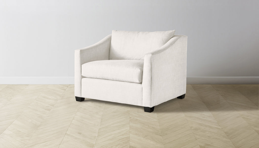 The Sullivan  - Performance Textured Tweed Snow Chair and a Half