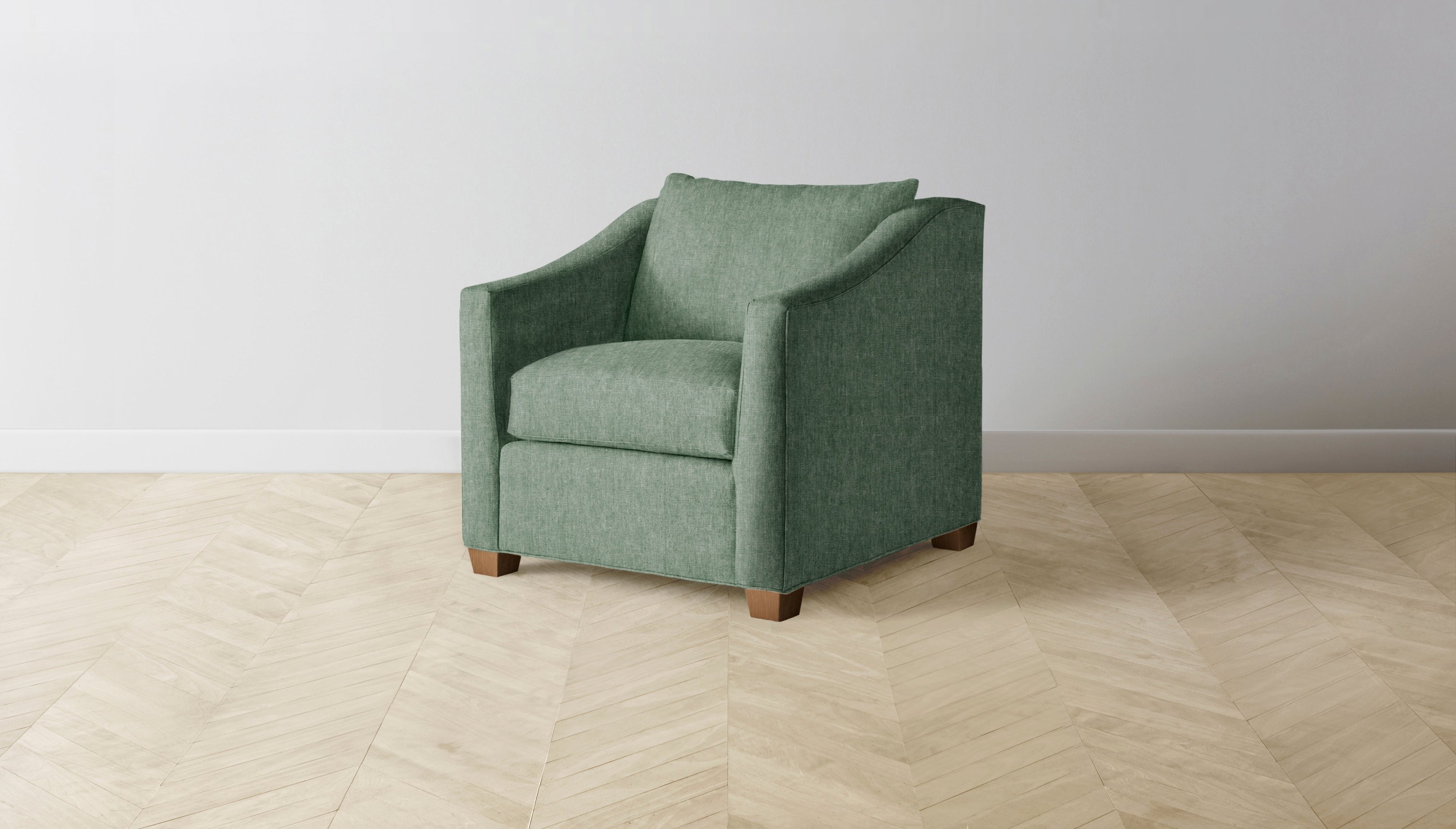 The Sullivan  - Performance Stonewashed Linen Aspen Chair
