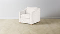 The Sullivan  - Performance Textured Tweed Snow Chair