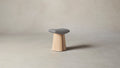 The Weston  - Nubuck Leather Asphalt Stool